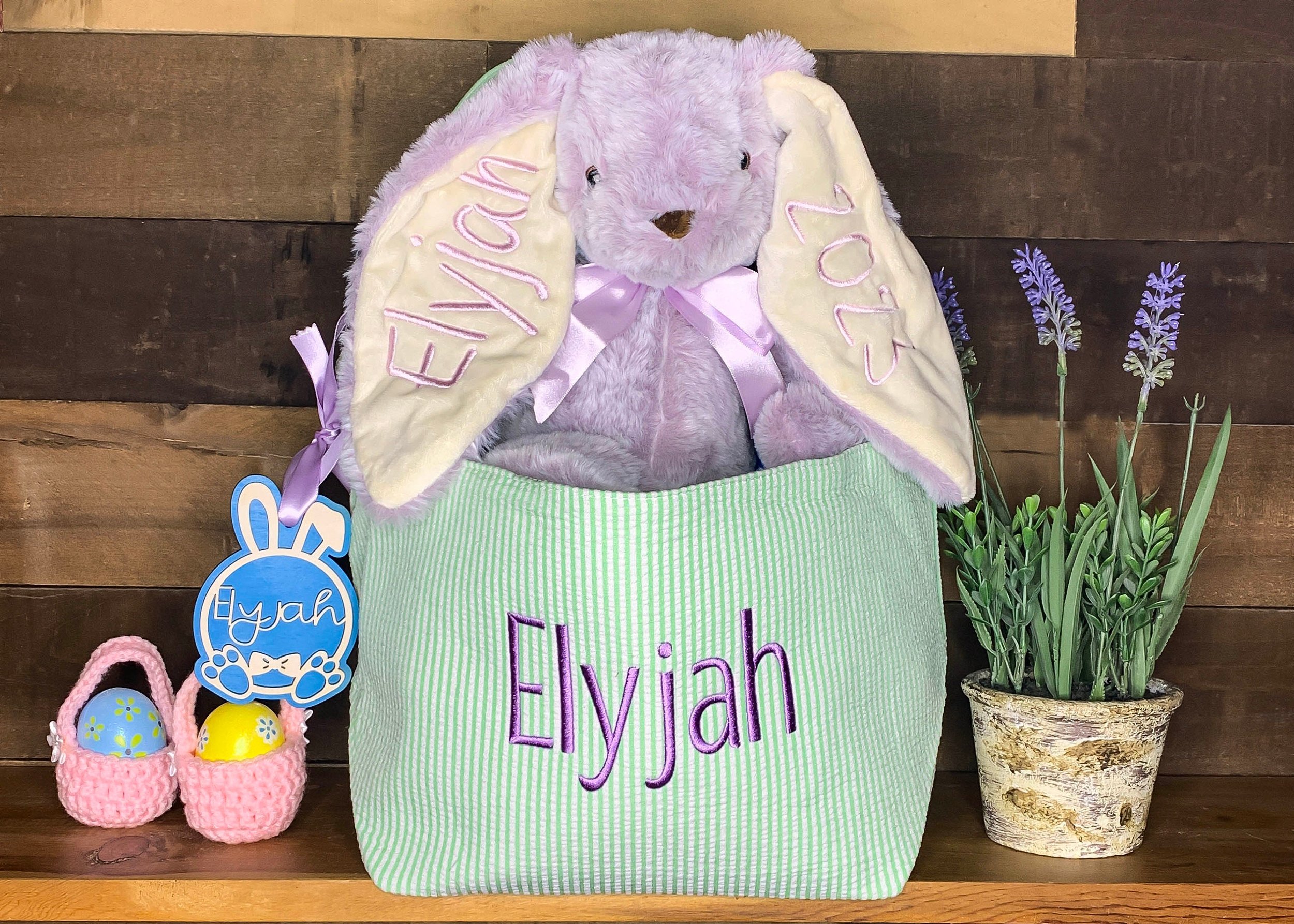 personalized easter baskets