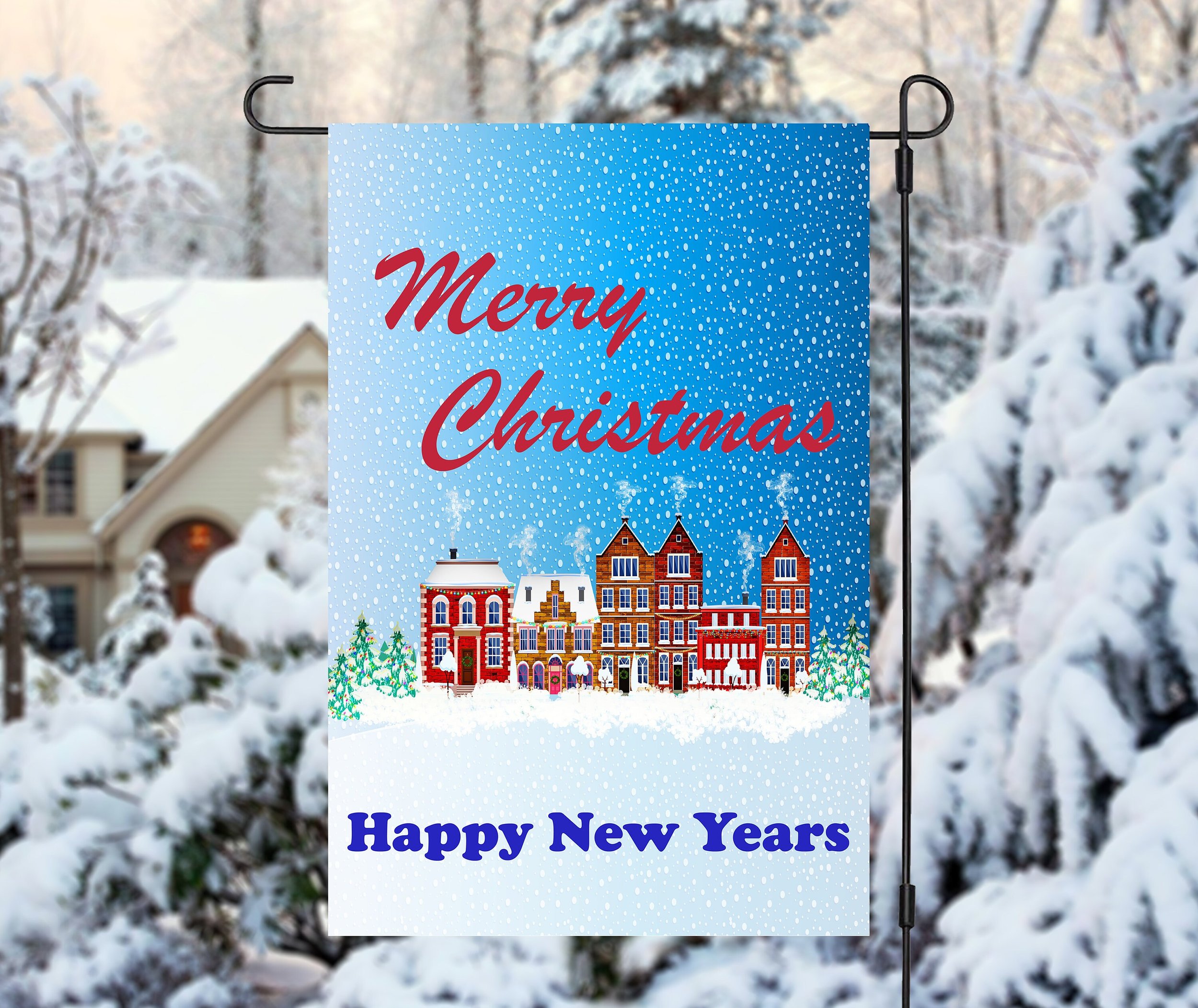 Christmas Garden Flag Small 12 x 18