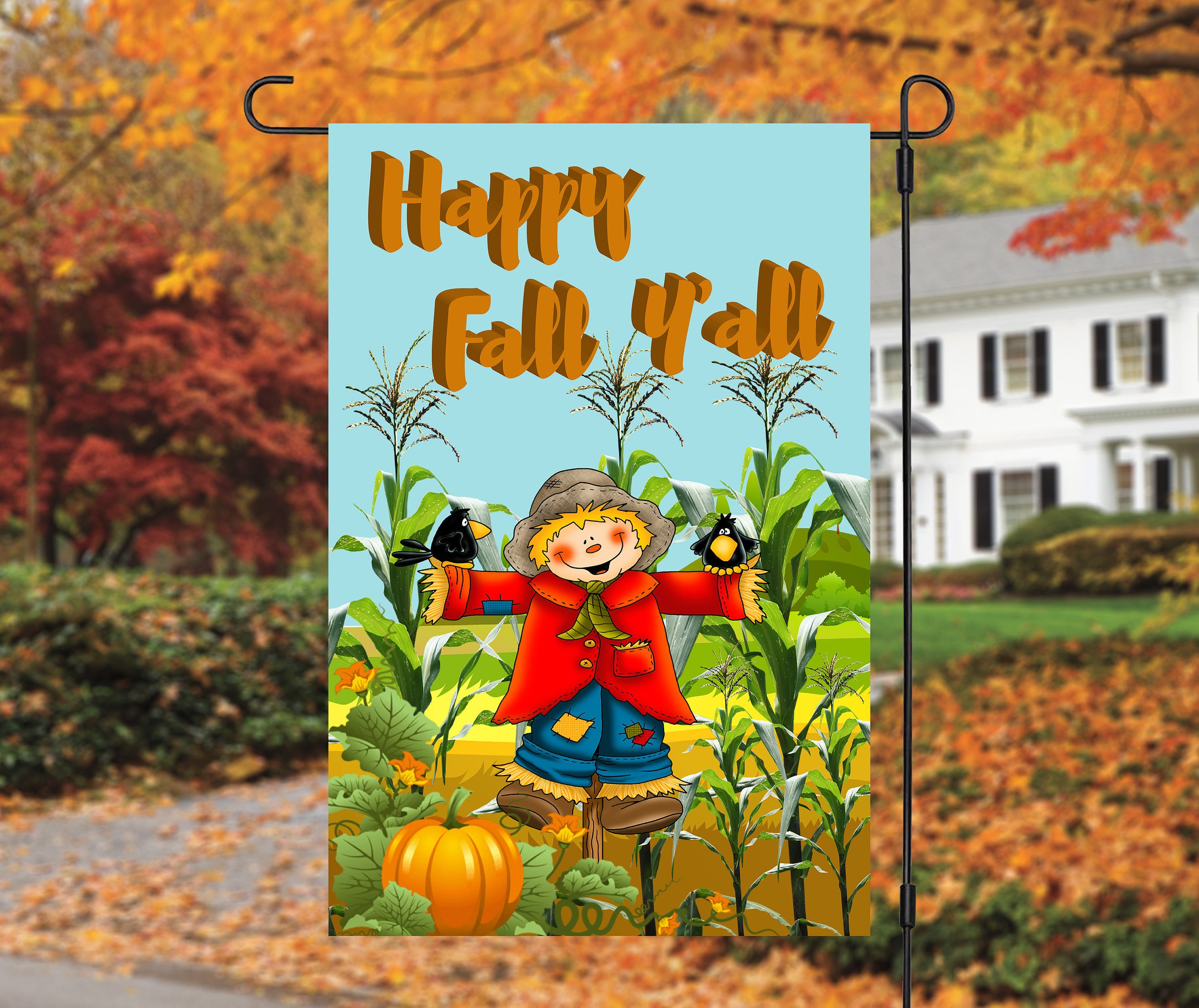 Fall Garden Flag Small 12 x 18