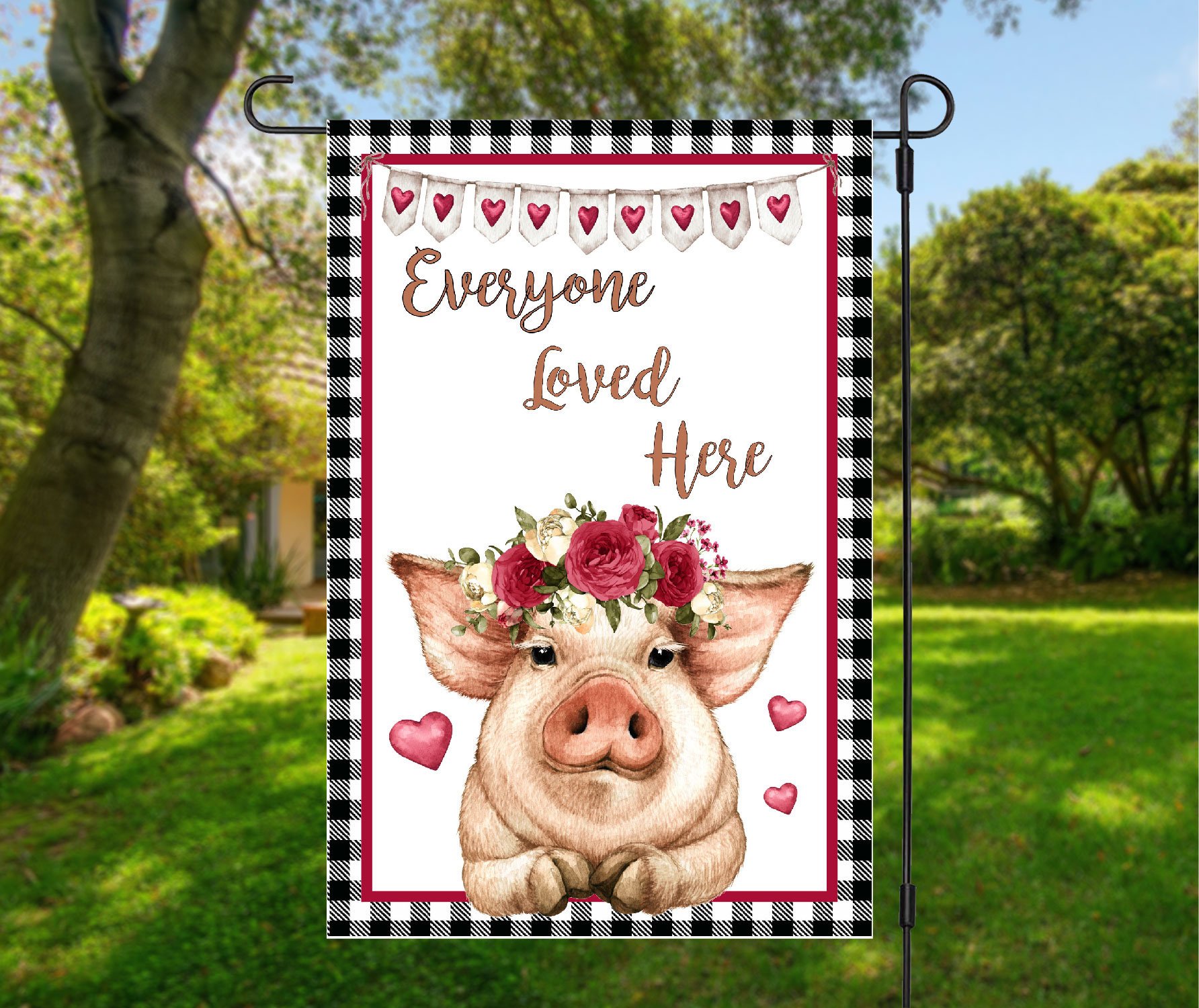 Pig Garden Flag Small 12 x 18