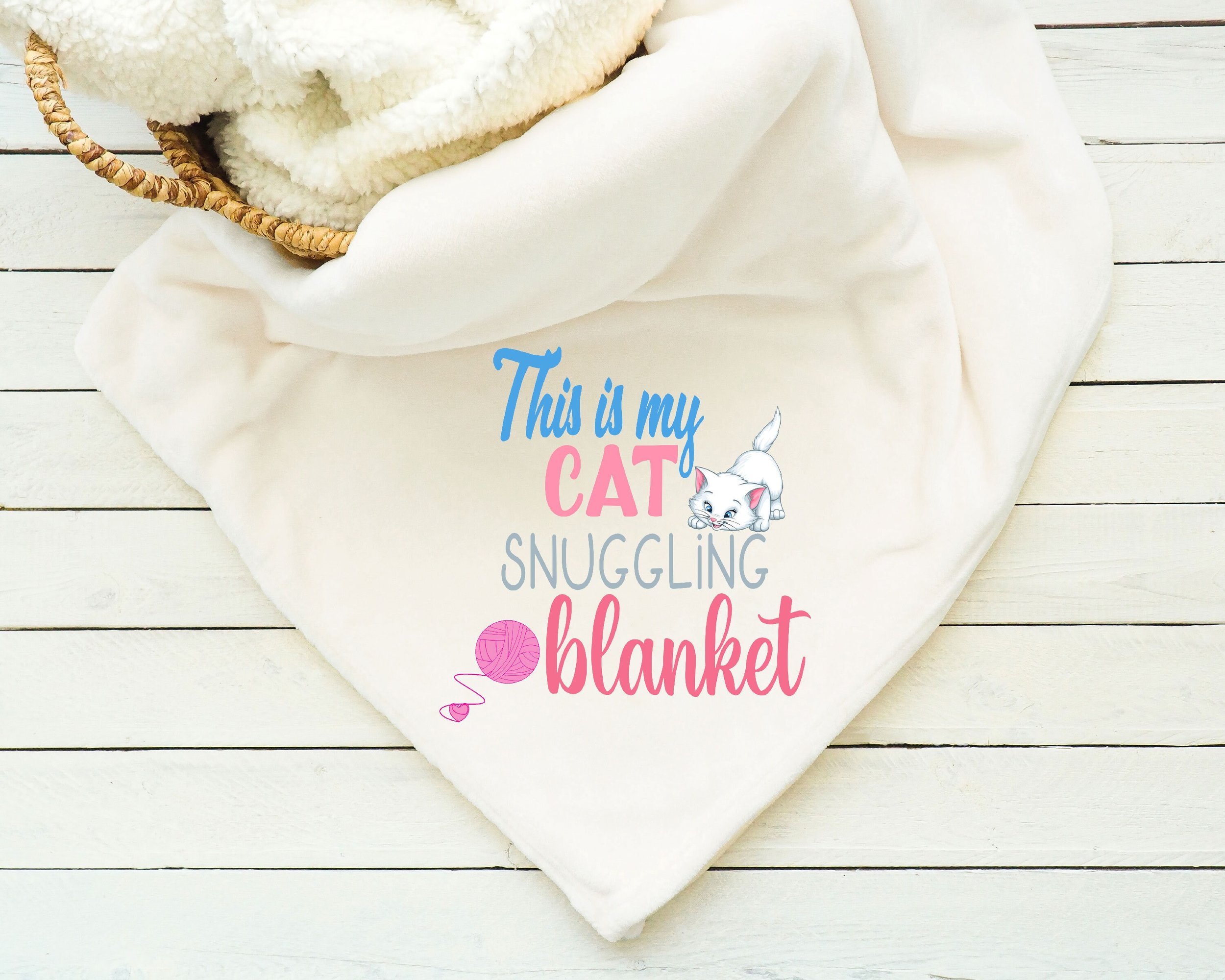Cat lover Sherpa or Mink Blanket