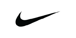 Nike sportswear logo with black swoosh mark