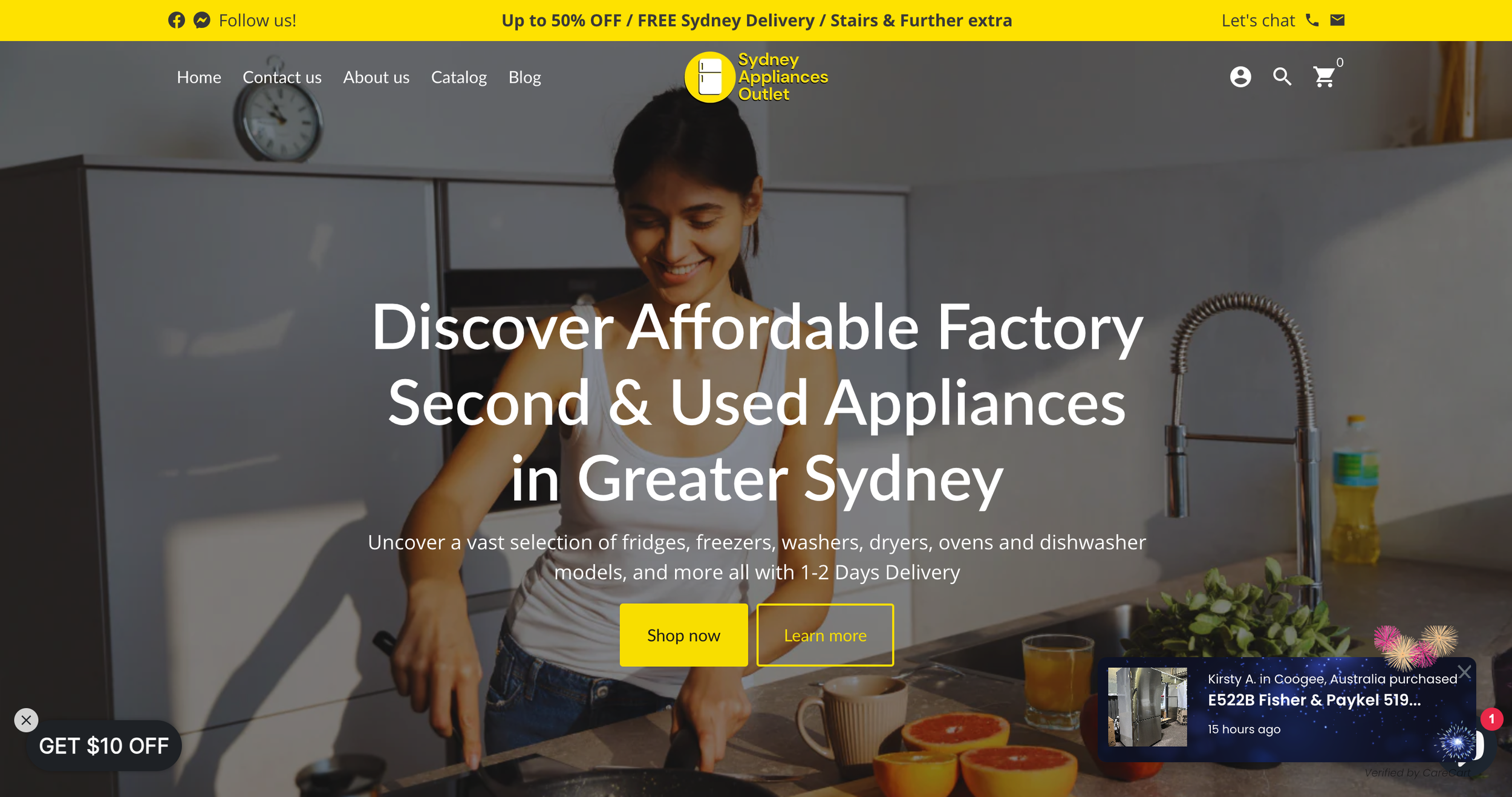 sydney appliances outlet website