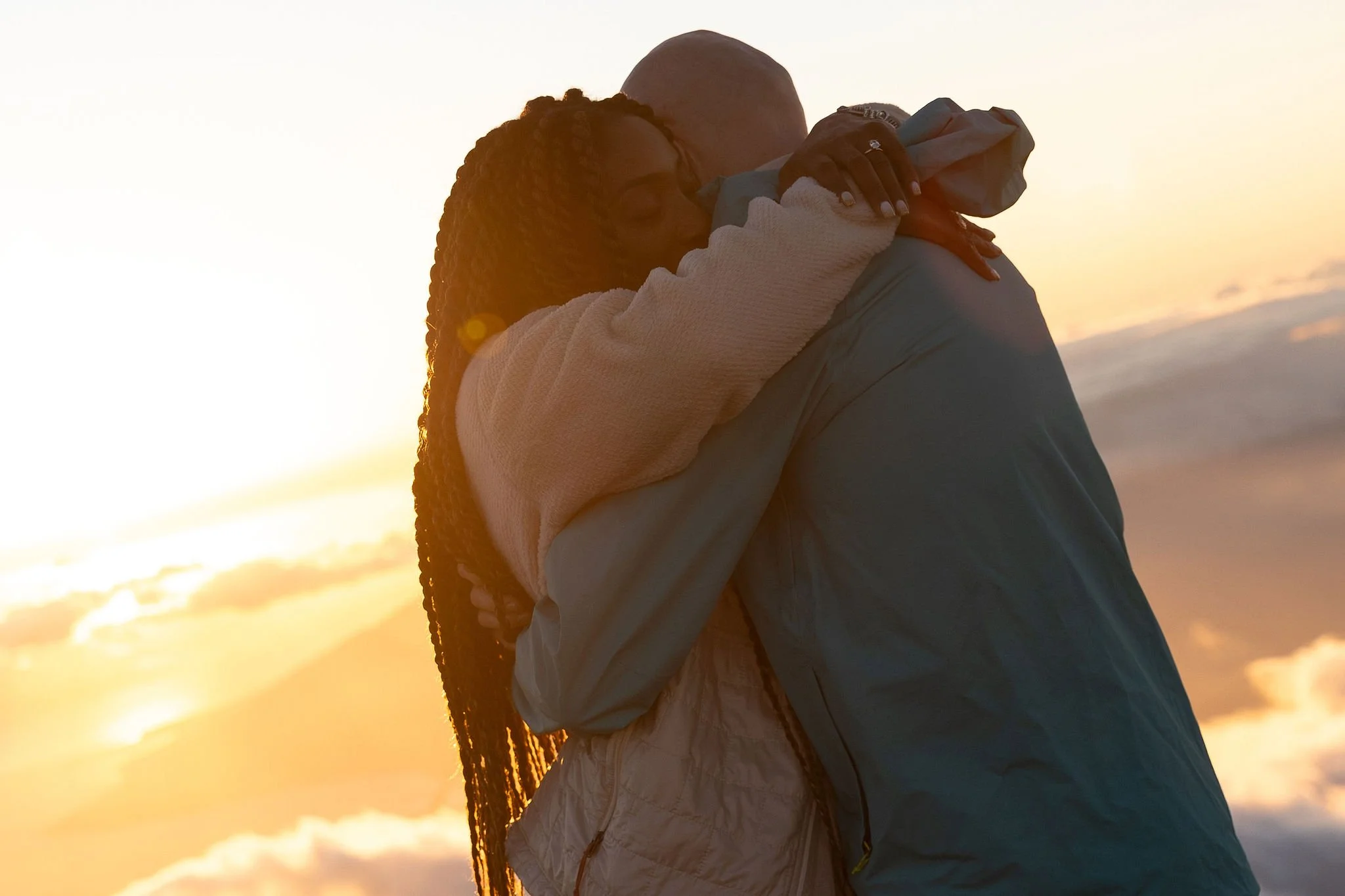 Maui Surprise Engagement at Haleakala