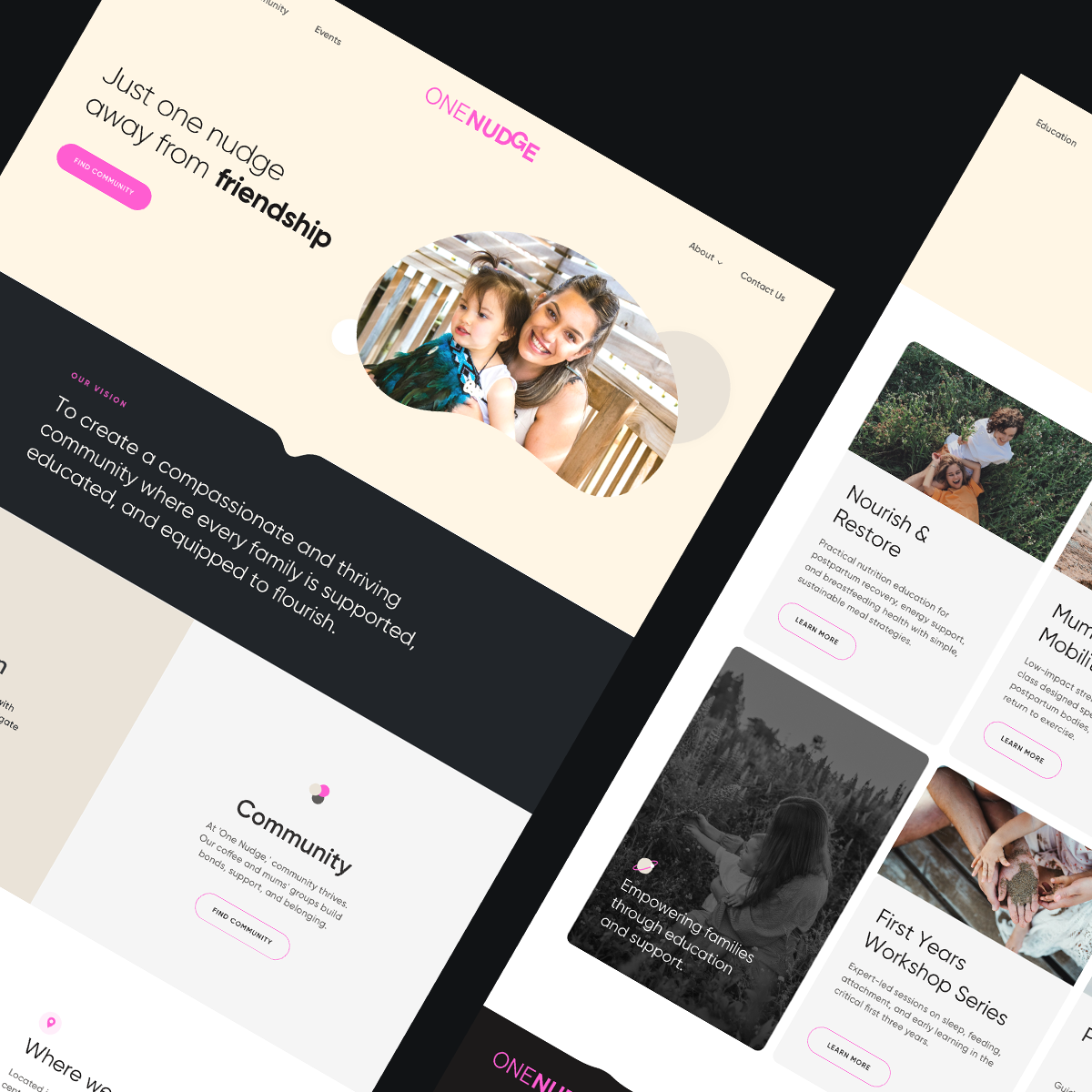 OneNudge - Web Design