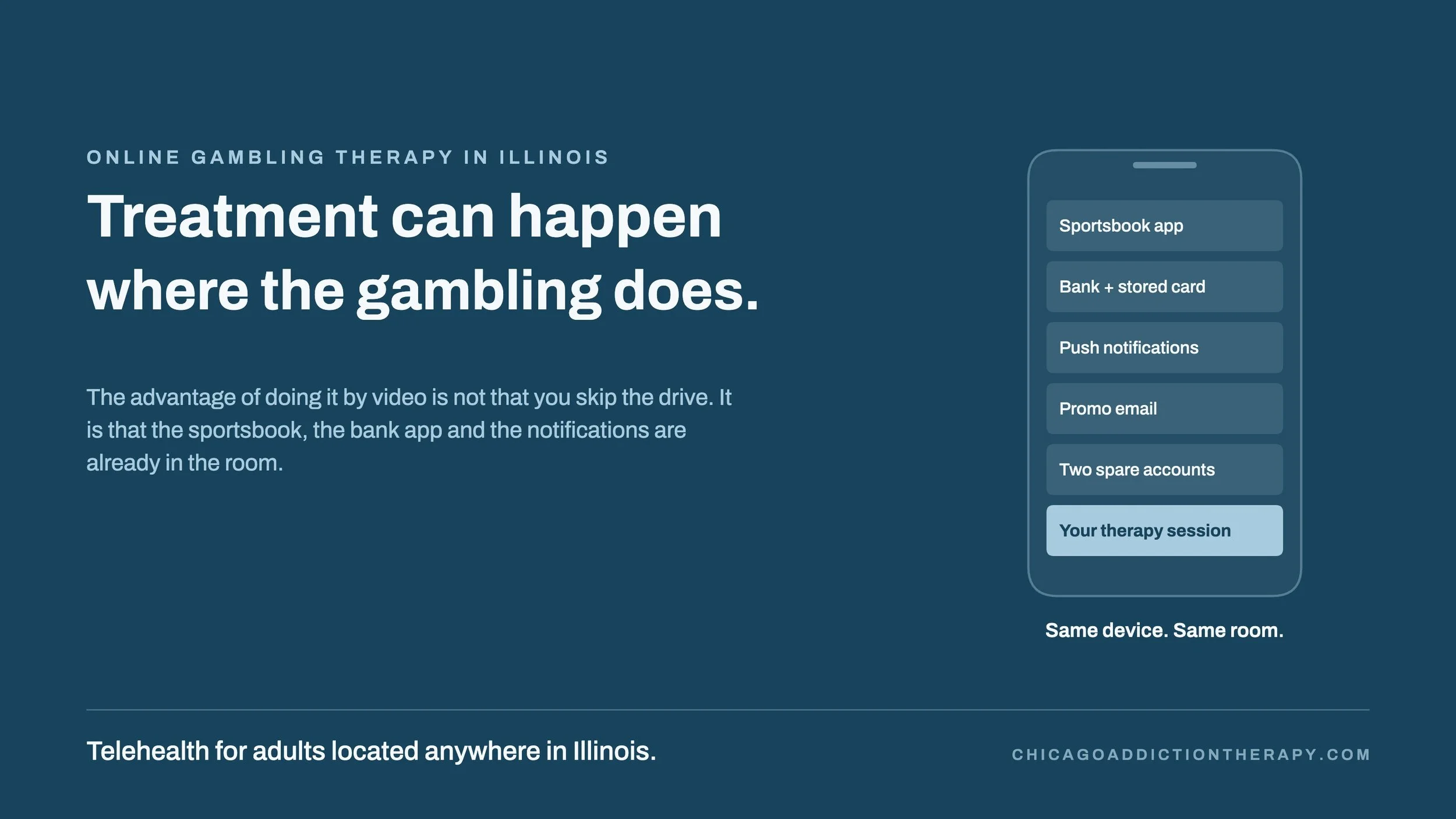 Online Gambling Therapy in Illinois: What to Expect From Telehealth Treatment