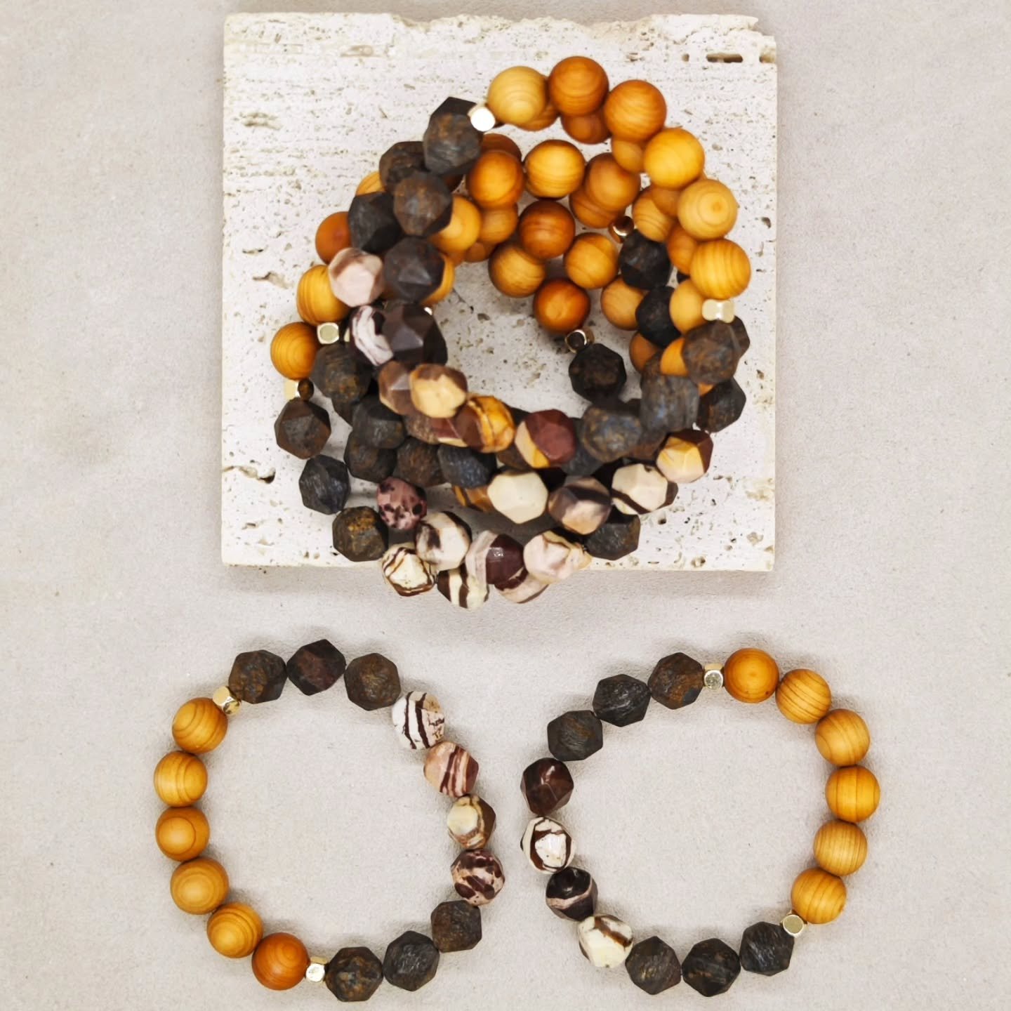 New*
Find your stripes. 🦓Wild grace, grounded energy.
.
.
.
#ZebraJasper #StoneBracelet #GroundingCrystals #BohoChic