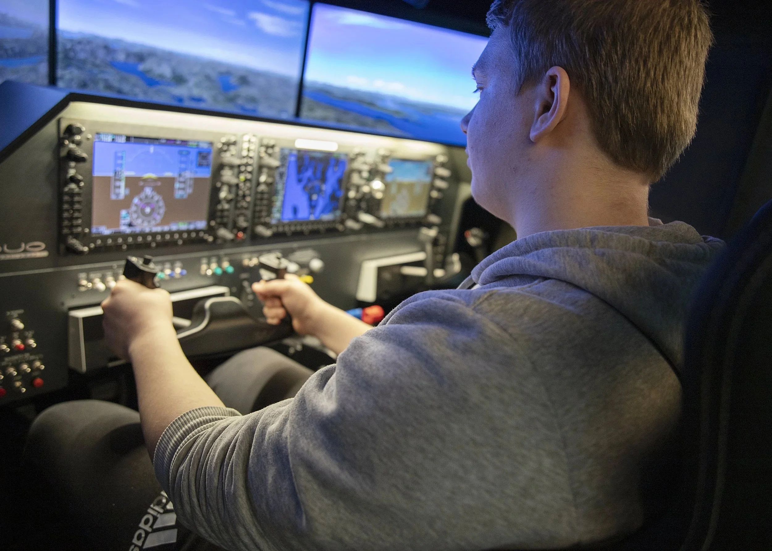 Prøv flysimulatoren i påsken