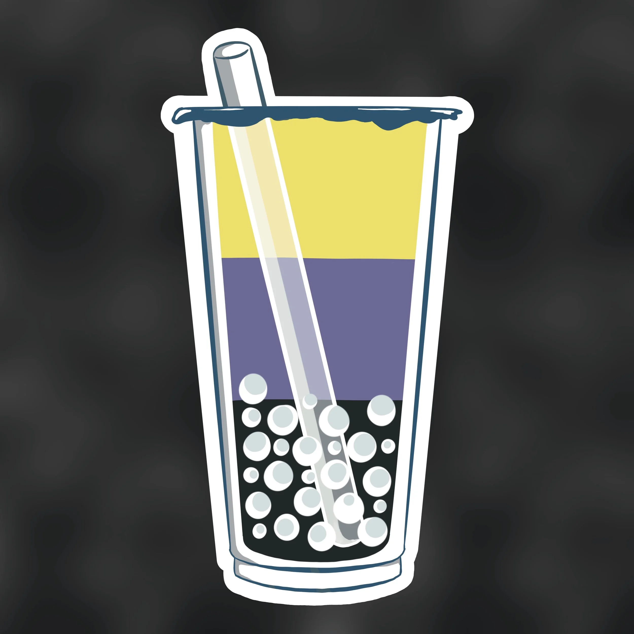 Sticker | LGBTea | Enby (Non-Binary)
