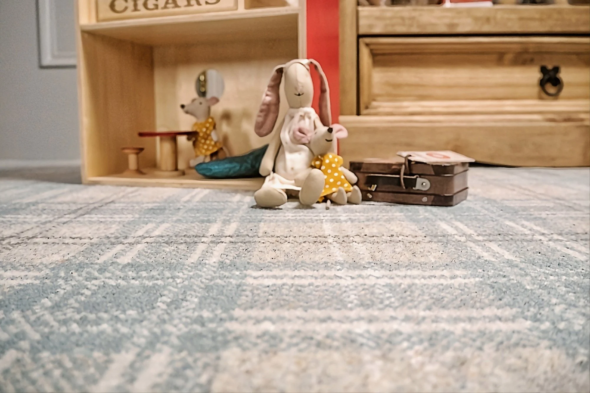 patterned carpet perfect for families