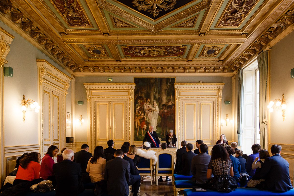 salle des mariages de la mairie du 7ème arrondissement de paris