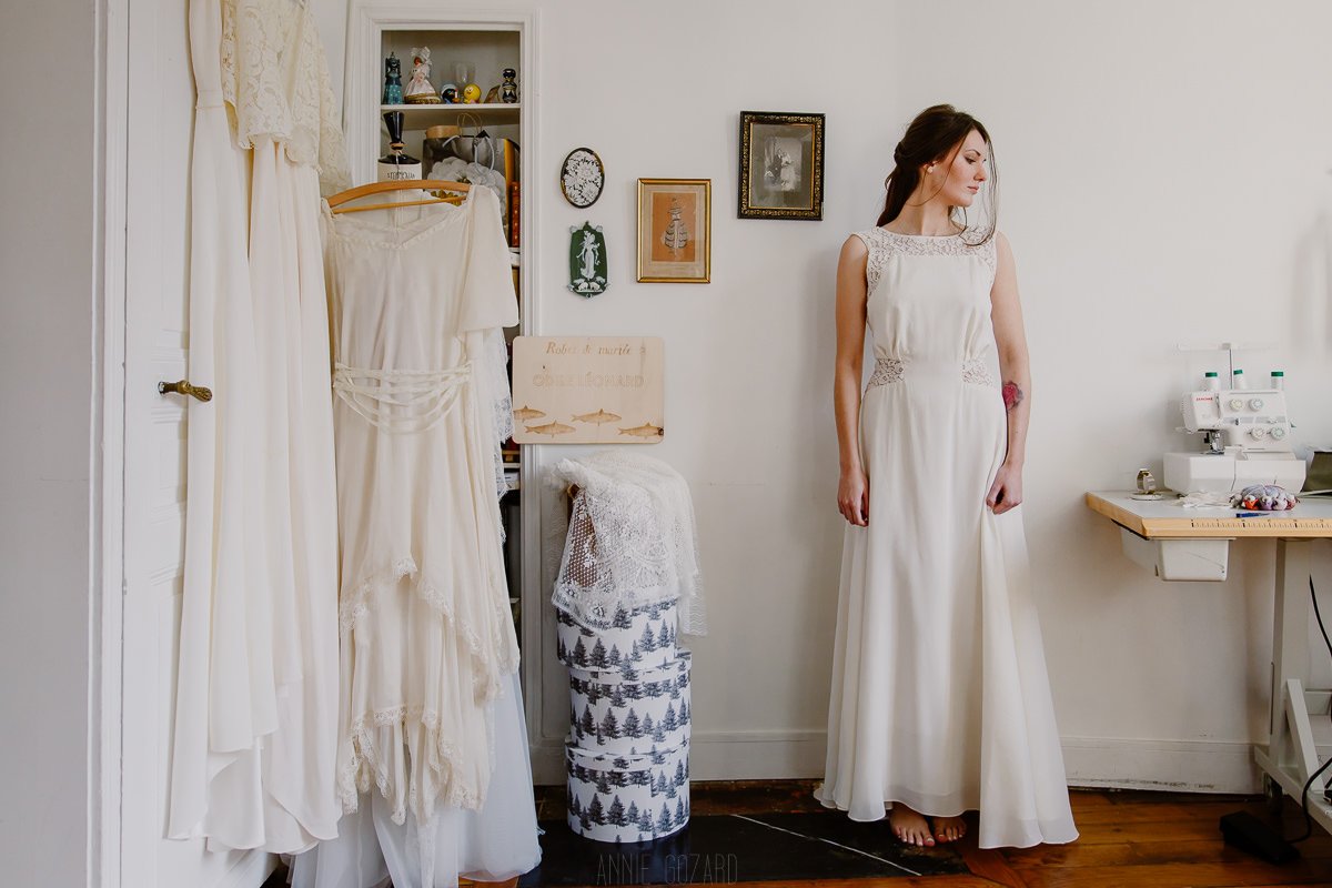 Photos pour Odile Léonard, créatrice de robe de mariée