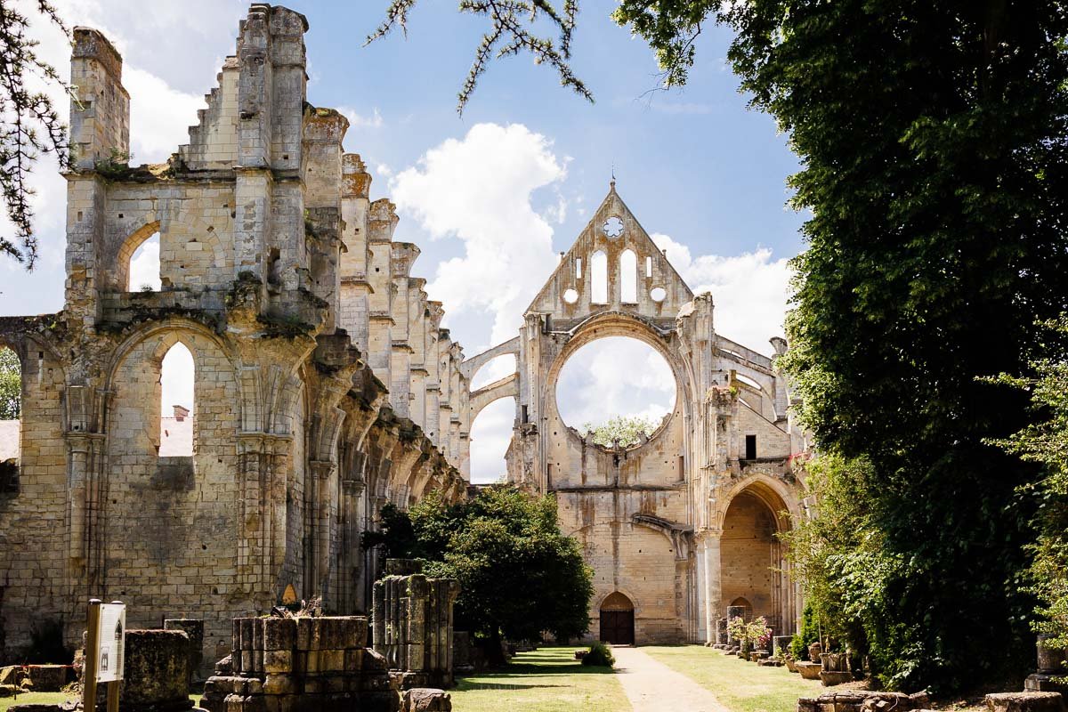 mariage à l'abbaye de longpont