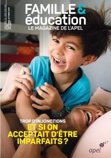 une du magazine APEL Famille et Education sur les injonctions à la parentalité