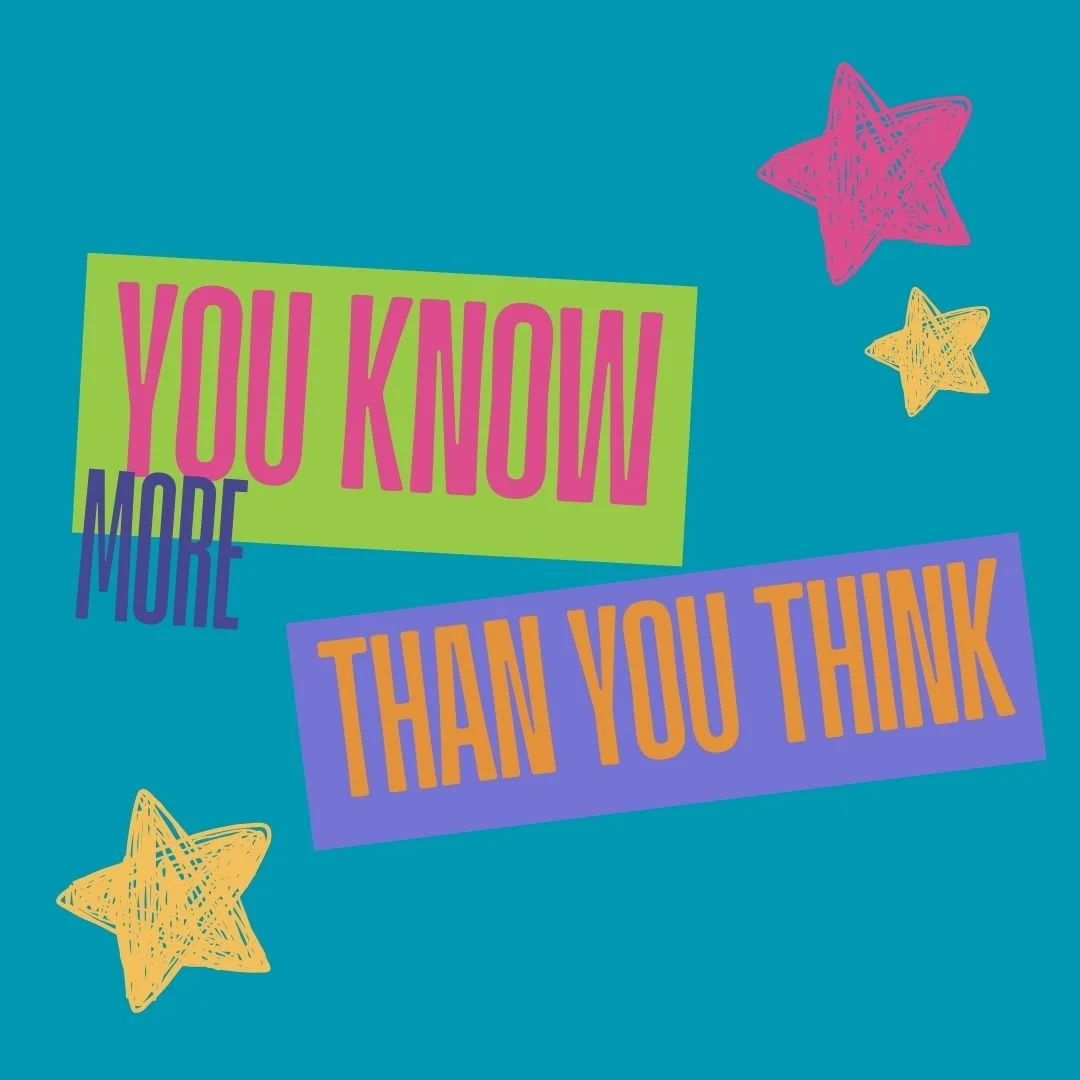 positive quote - you know more thank you think