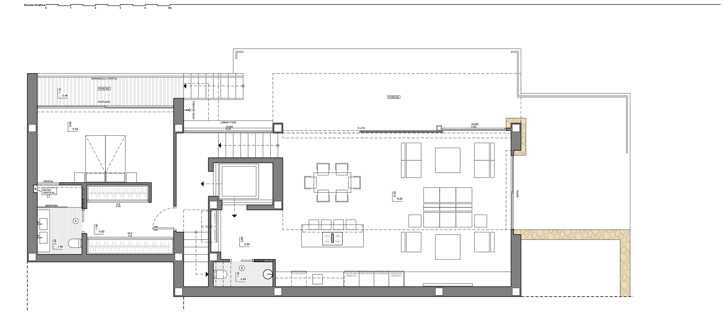 Altea contemporary villa with panoramic sea views