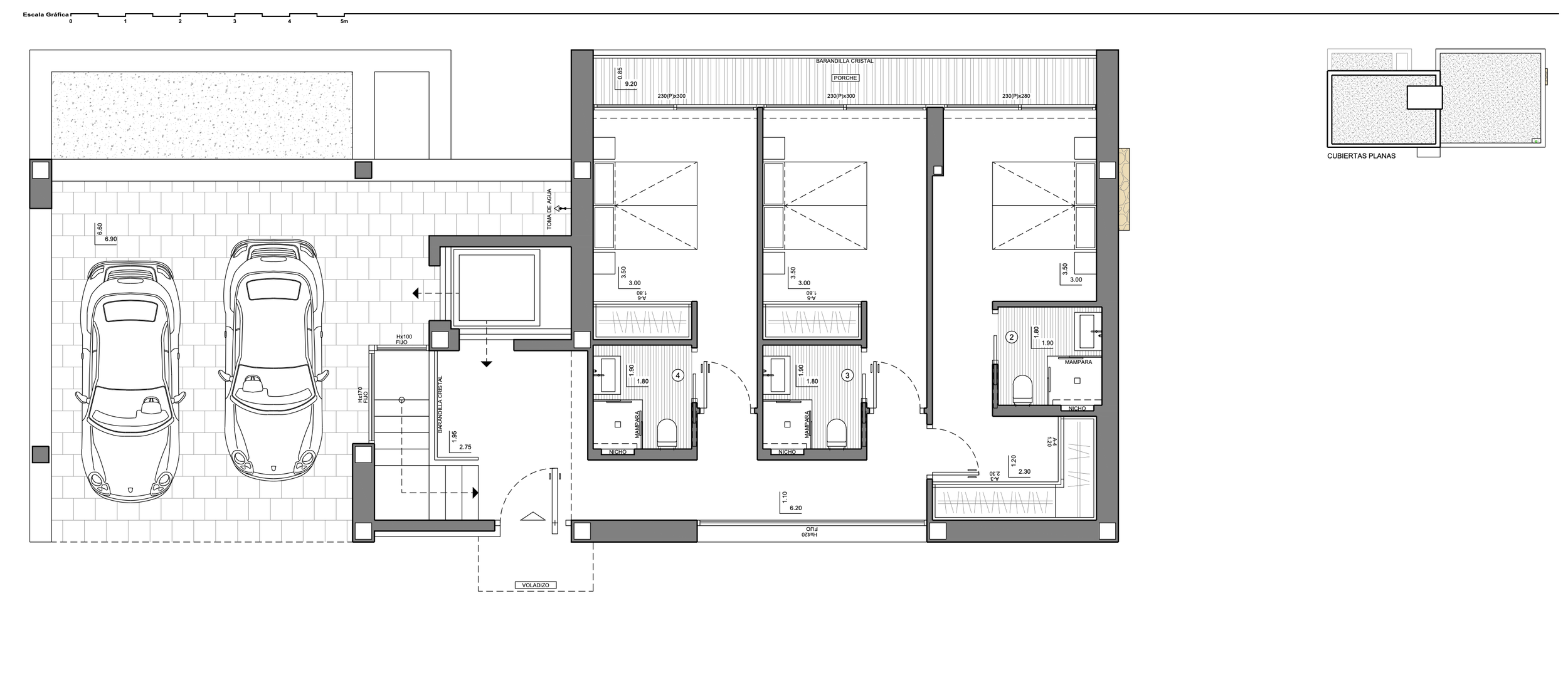 Altea contemporary villa with panoramic sea views