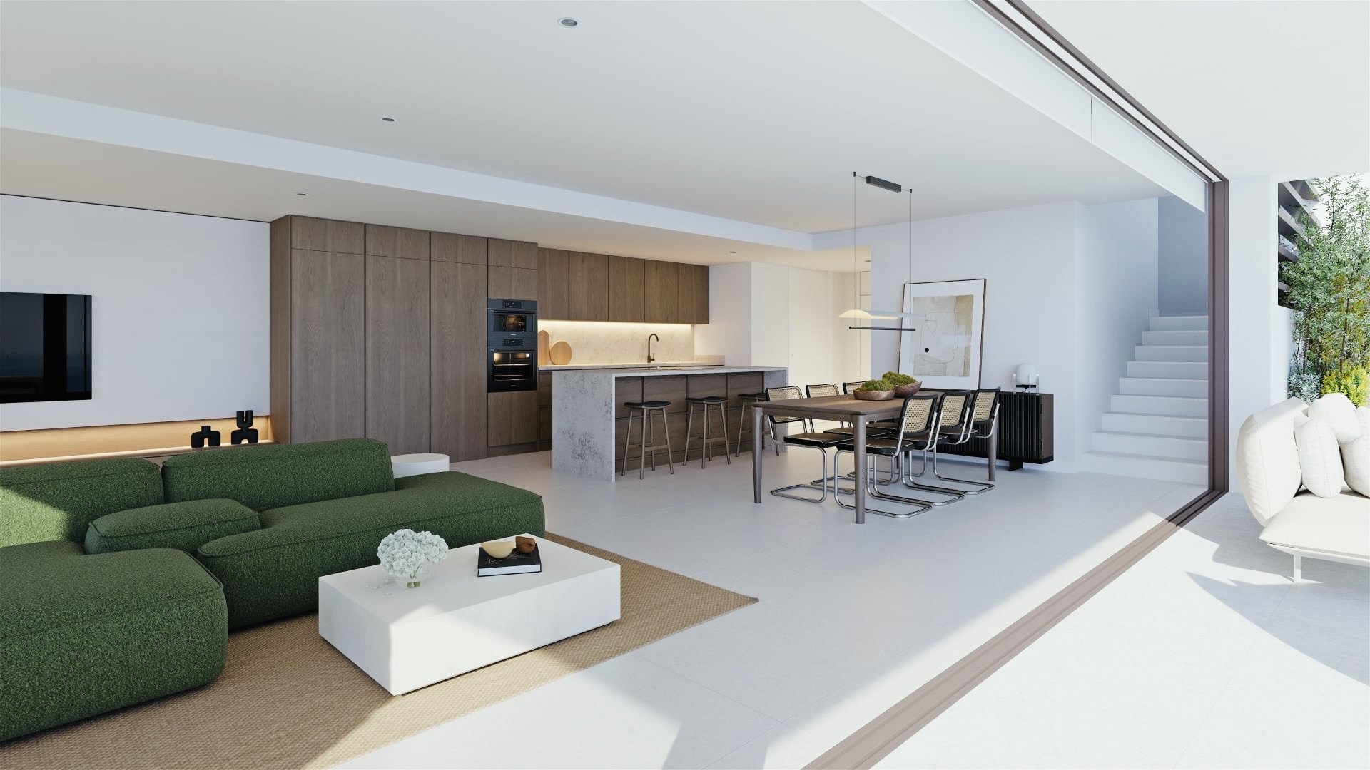 Altea contemporary villa with panoramic sea views
