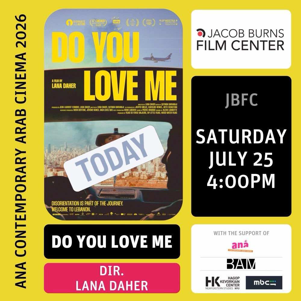 TODAY! 4PM!! NO ACTORS. NO NARRATOR. LANA DAHER BUILT A LOVE LETTER TO BEIRUT OUT OF 20,000 HOURS OF ARCHIVAL FOOTAGE.

Film, television, home video, photography &mdash; seventy years of collective memory, joy and devastation together, in a country t