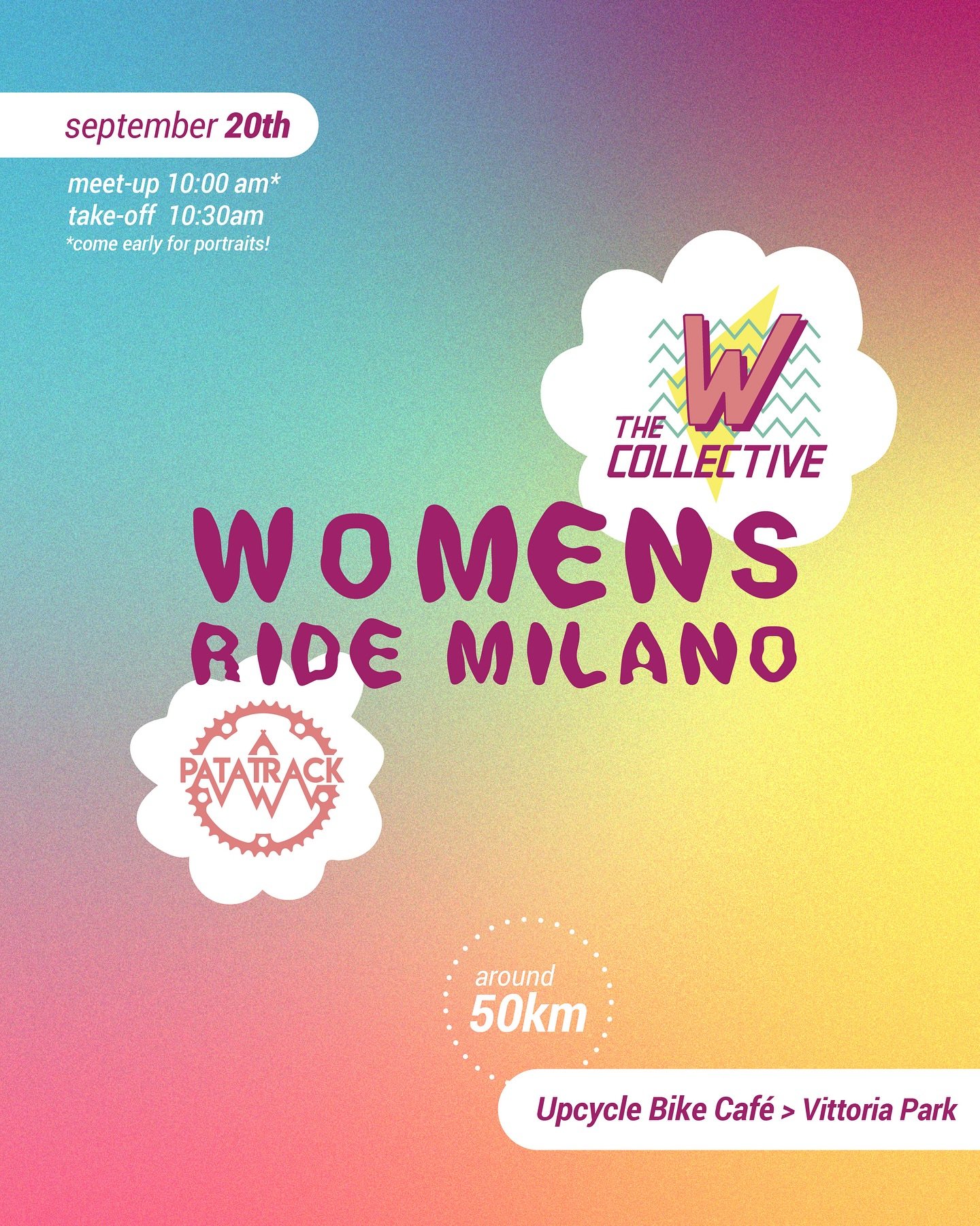 We are super happy to share a new ride happening later this month in Italy! 
The milano women's ride is about to become a real thing! We can't wait to meet you all out there on a new city to ride our bikes, chit chat and enjoy a workshop!
.
📆 Saturd