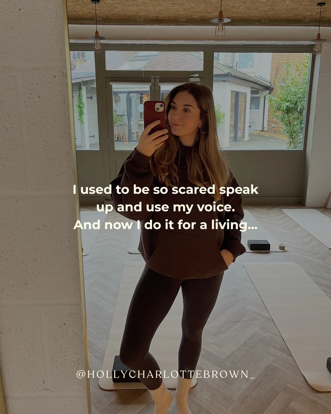 I know some of you look at me and think i was always confident at sharing my voice and holding space and talking about how i feel.

The truth is, this took work. 

It took a lot of years of releasing the past, healing, crying and putting myself out o