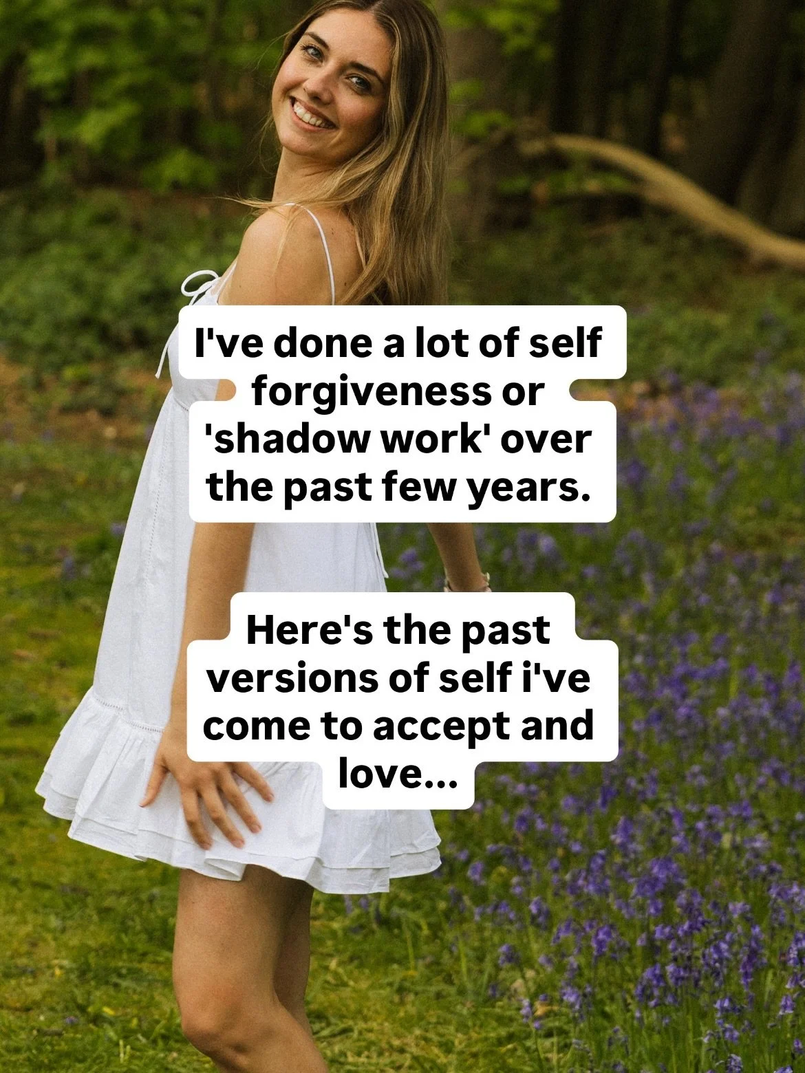 And all of these are a continuation of deepening the love and acceptance. 

I don't believe self acceptance or self love has a destination, it continues to deepen and deepen in layers like a spiral. 

Does this make you reflect on certain parts of yo