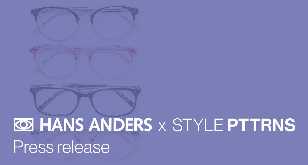 Hans Anders and PTTRNS.ai introduce online eyewear recommender with artificial intelligence