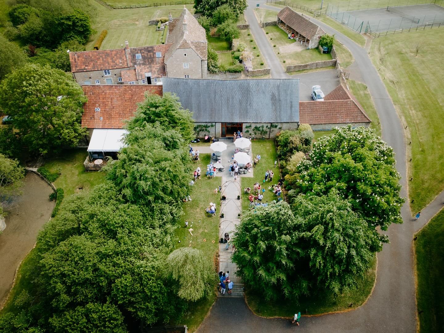 Obsessed with this drone footage from @danhodgephotography. Wick Farm looking great from above 🌳