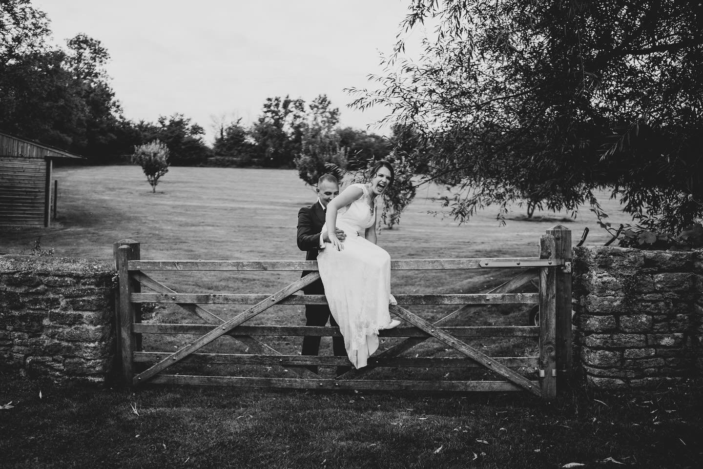 Make sure you&rsquo;re leaping into the week, just like our glorious couple Rubie and Adrian! 

Thank you for the joy this shot brings us @stu_tucker_photography ☺️🩷