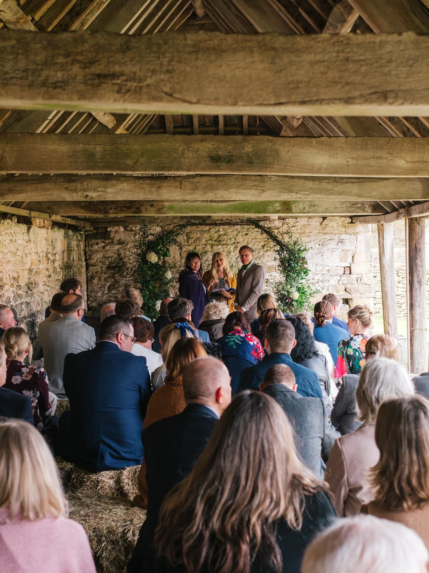 In case you&rsquo;re wondering what the Hay Barn looks like filled with people&hellip;this is David and Diane&rsquo;s Vow Renewal that took place in March. 💓