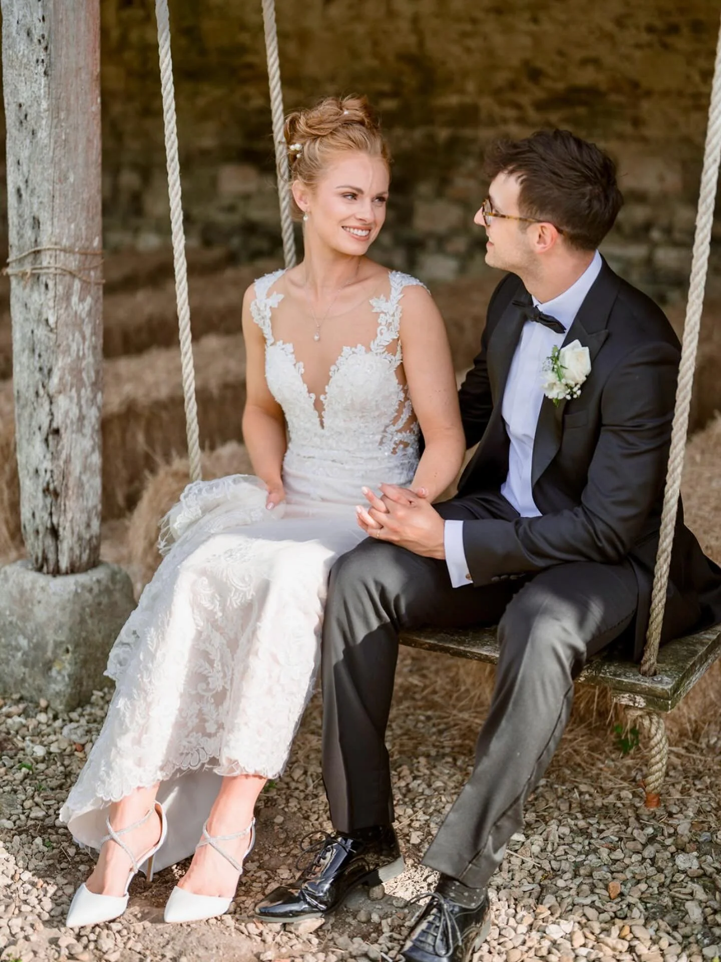 A swing, some sunshine, and a whole lot of love.
This spot&rsquo;s always a favourite for stepping away for a minute and taking it all in... 💕

📸 @damianwills_photography 

#WickFarmBath #CountrysideWeddings #NaturalWeddingPhotos #RelaxedWeddingVib