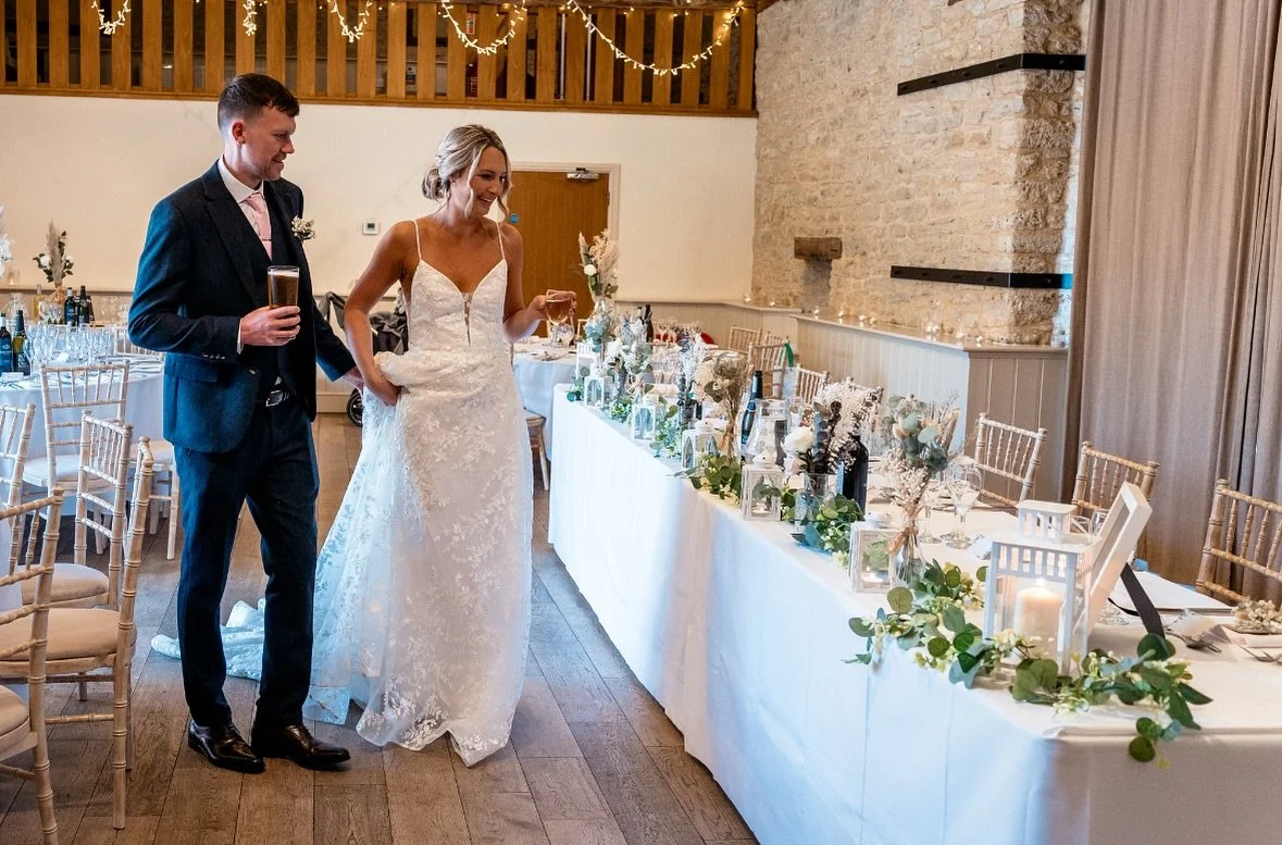 That moment when you finally see it all come together &mdash; the flowers, the candles, the little details you spent months planning.

The barn always feels extra special once it&rsquo;s filled with laughter, clinking glasses and that just-married gl