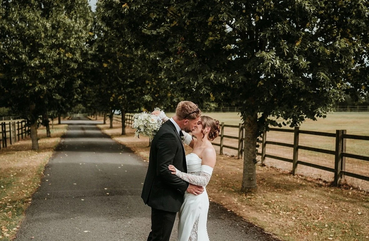 That walk down the tree-lined drive &mdash; always a favourite moment to sneak away and take it all in... 🌳🌿

📸 @james.soale_photography 

#WickFarmBath #CotswoldsWeddingVenue #WeddingPortrait #CountrysideWedding #JustMarriedMoments #BathWeddingVe