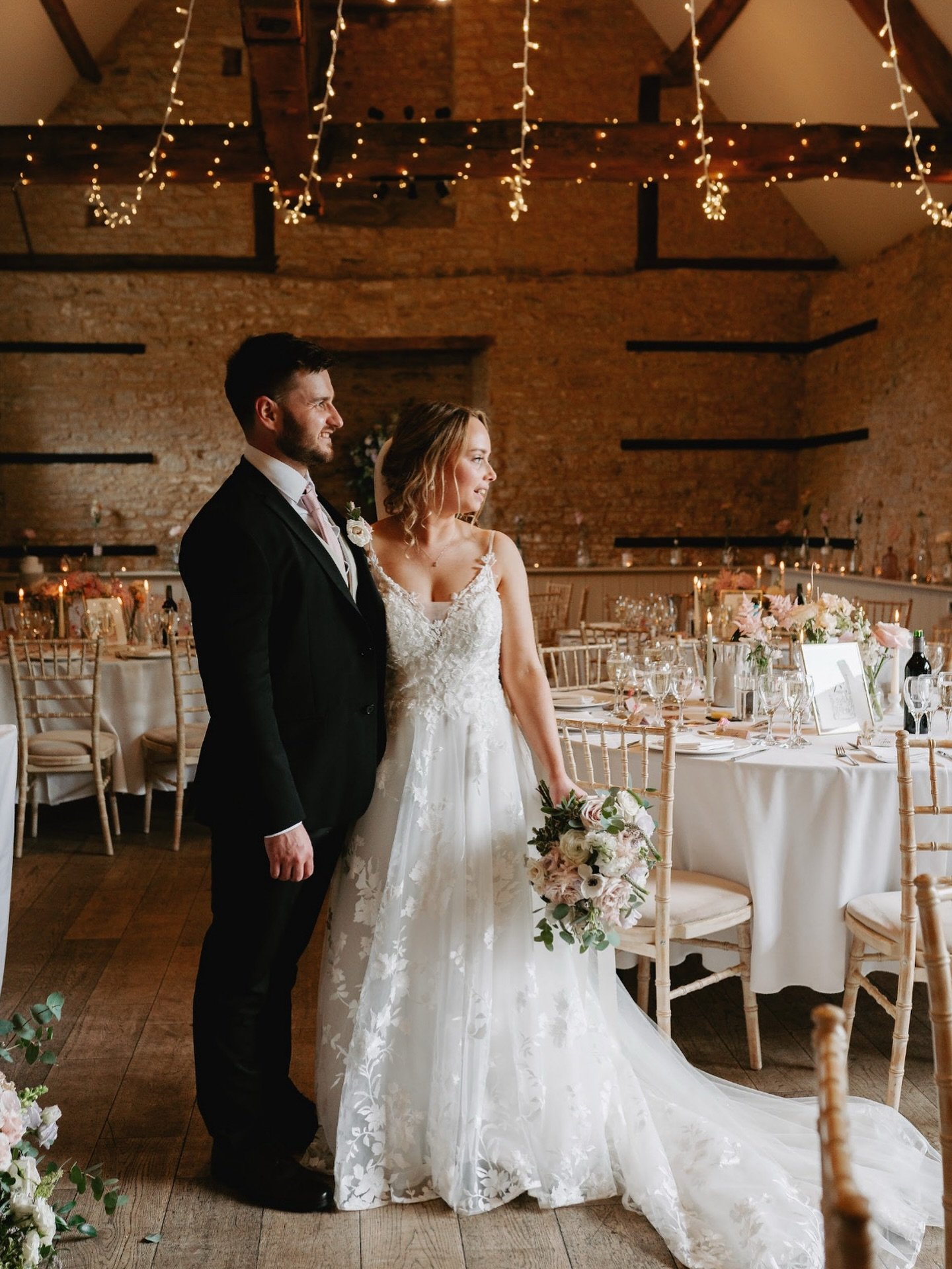 A quiet moment together before the party begins &mdash; surrounded by candlelight, flowers, and the warmth of the barn ✨❤️

📸 @heatherbailey.co 

#WickFarmWeddings #WickFarmBath #SomersetWeddingVenue #BarnWedding #RusticCharm #WeddingInspiration #UK