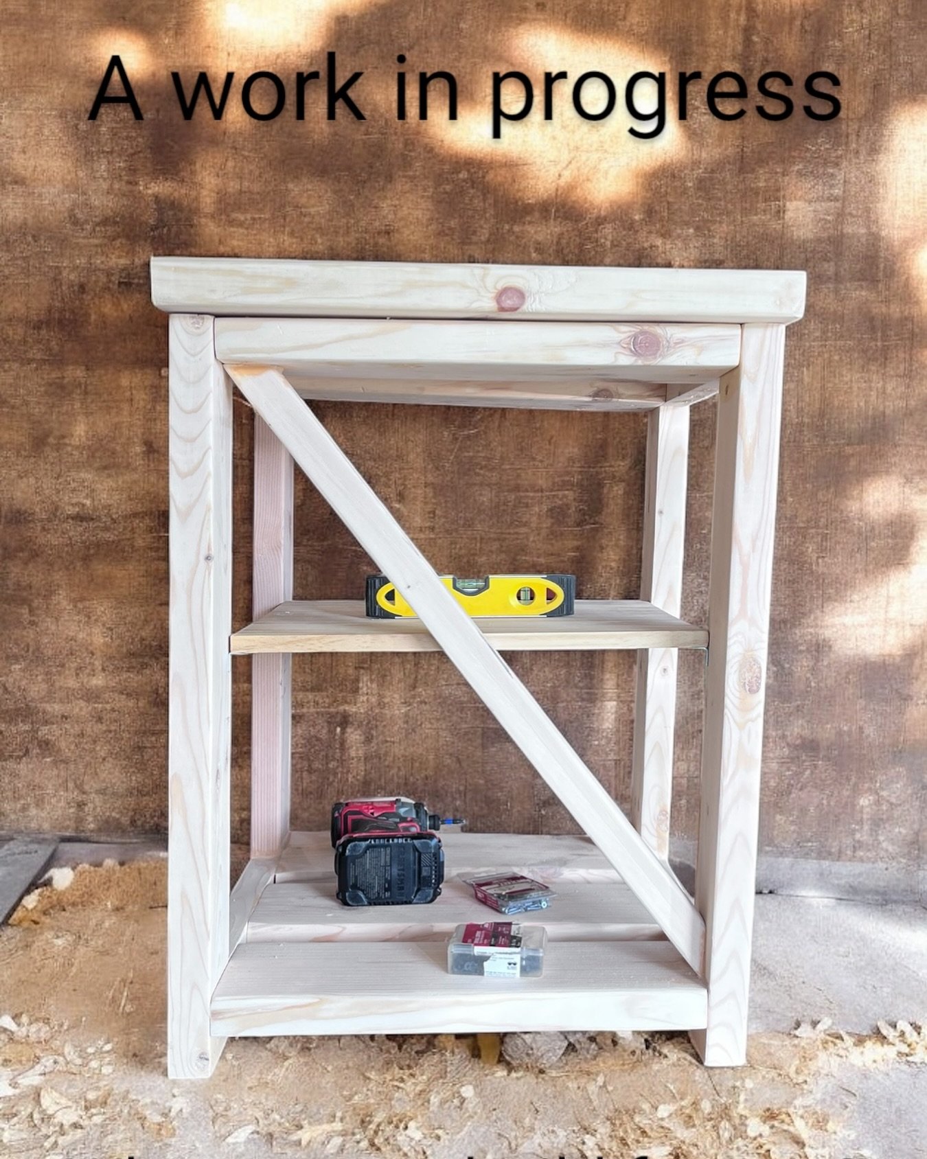 A rustic nightstand to go with the bench is in progress! ❤️

#treblemarket #woodworking #wood #workinprogress #comingsoon #customorderswelcome❤️