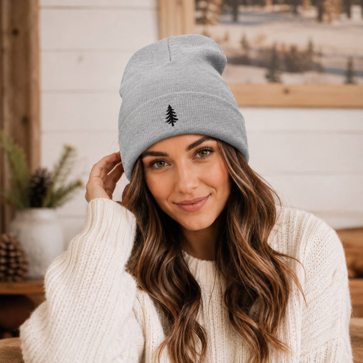 Northwoods Pine Beanie