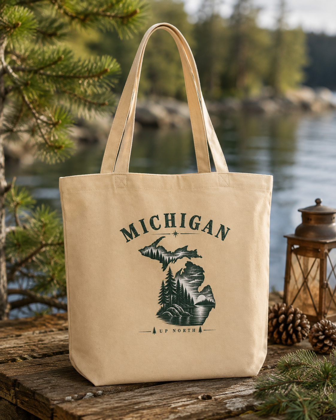 Up North Michigan Tote