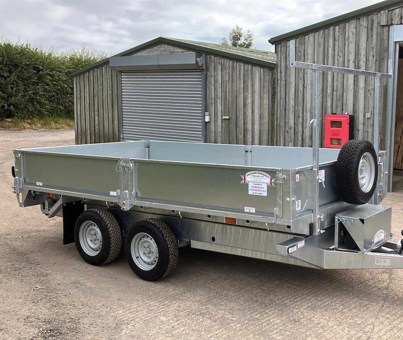 12ft Tipper Trailer Twin-Axle