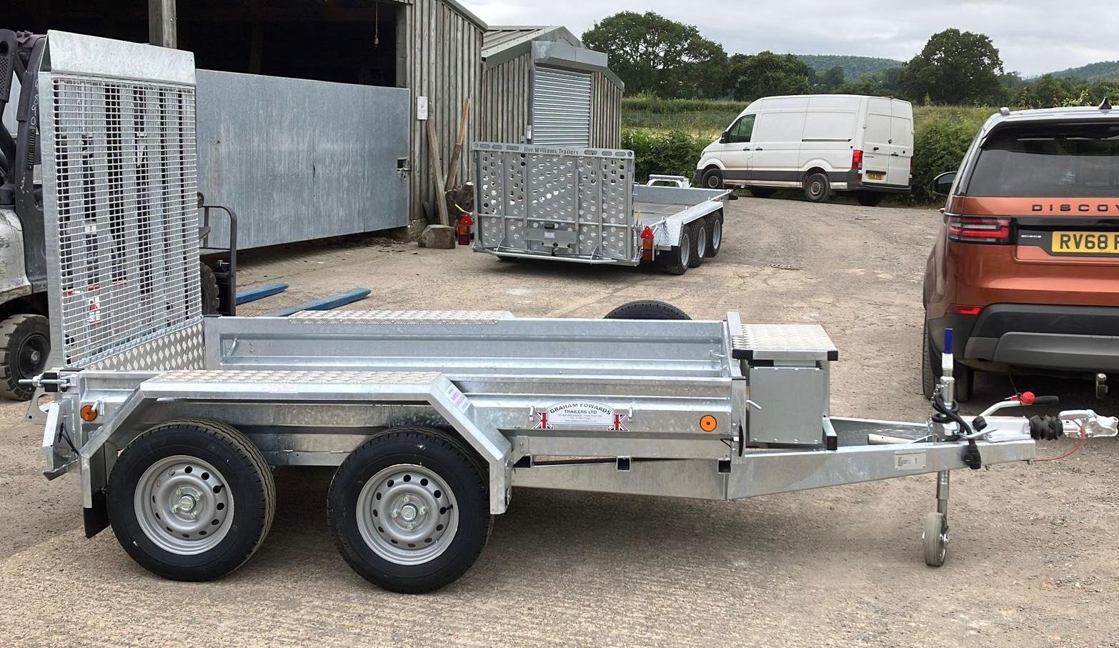 8ft Plant Trailer Twin Axle