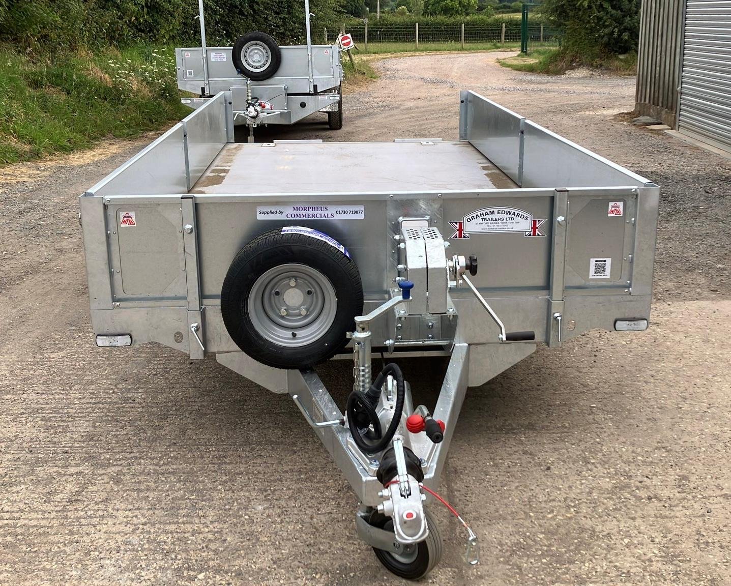 14ft Flatbed Trailer Tri-Axle