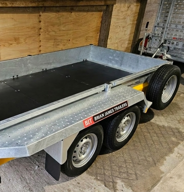 New Brian James Plant Trailer 9ft x 4ft Twin Axle full Ramp 2.7ton 2,700kg £4,410 + VAT
