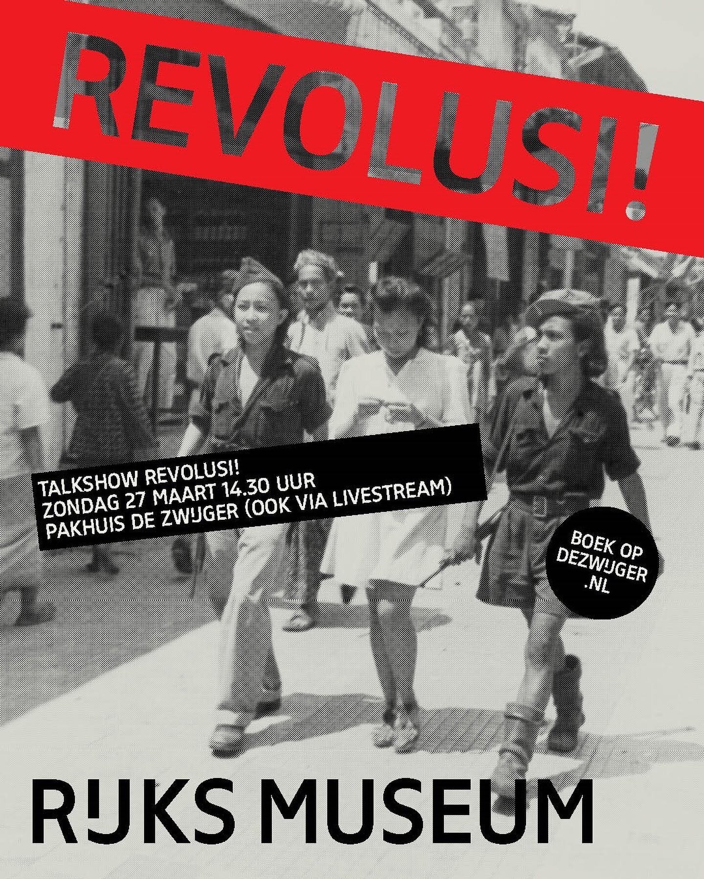 Jiwa Jiwa for Rijksmuseum, REVOLUSI! talkshow