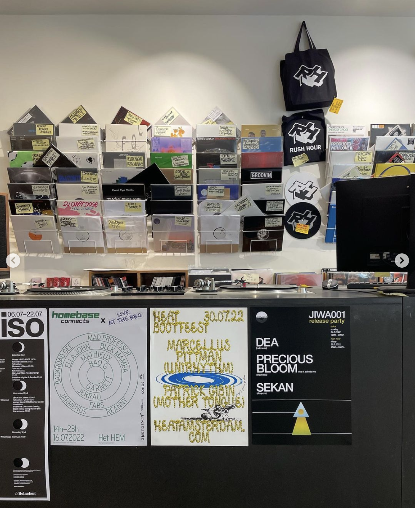 Jiwa Jiwa release party at Rush Hour Records
