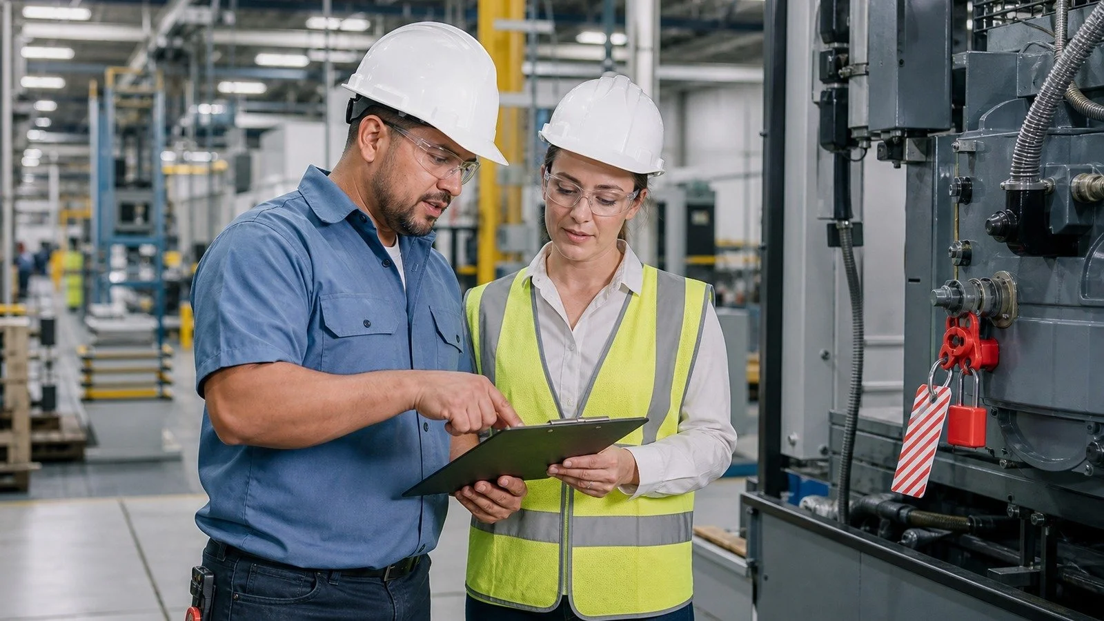 Lockout tagout training interpreters Indiana supporting machine safety