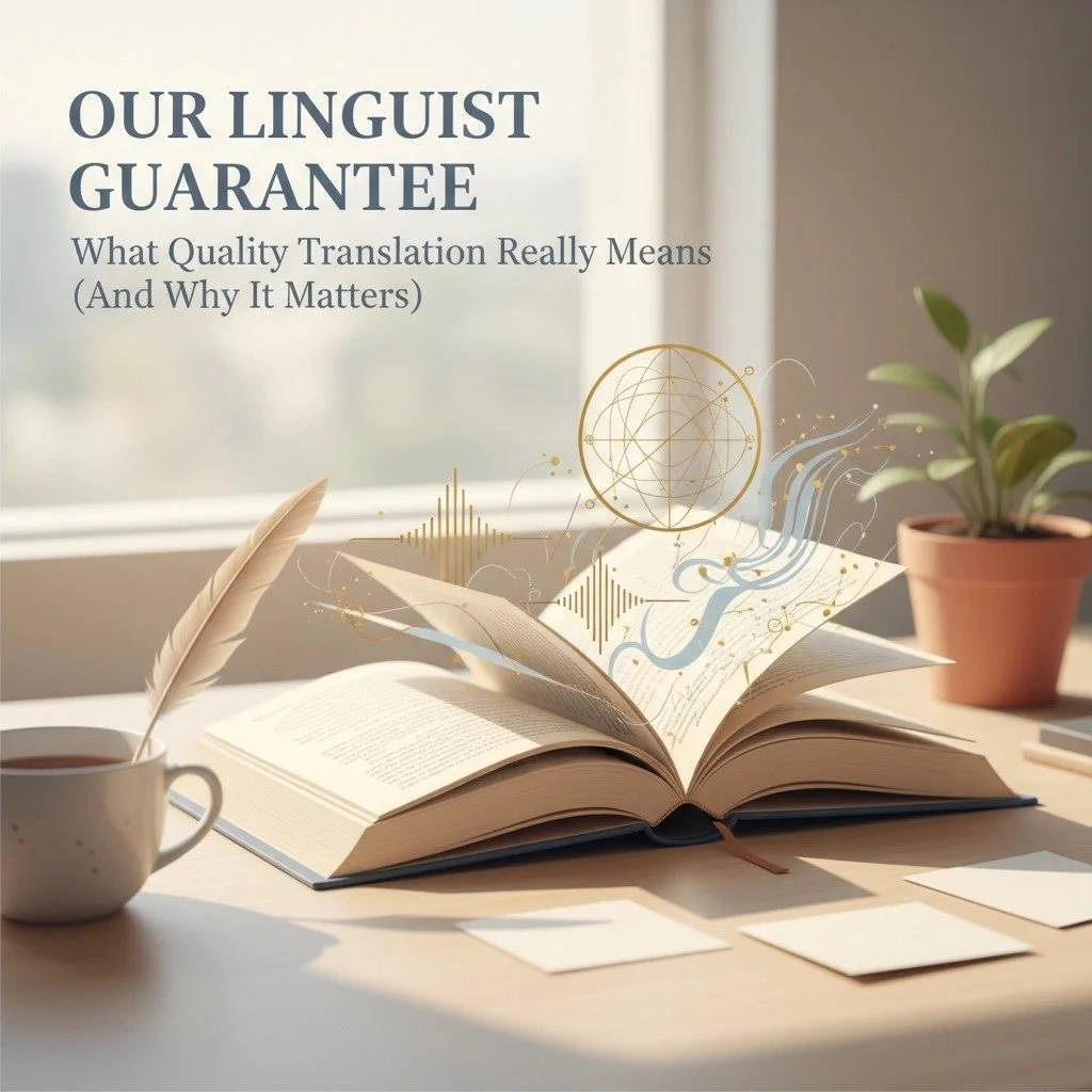 Our Linguist Guarantee: What Quality Translation Really Means (And Why It Matters)