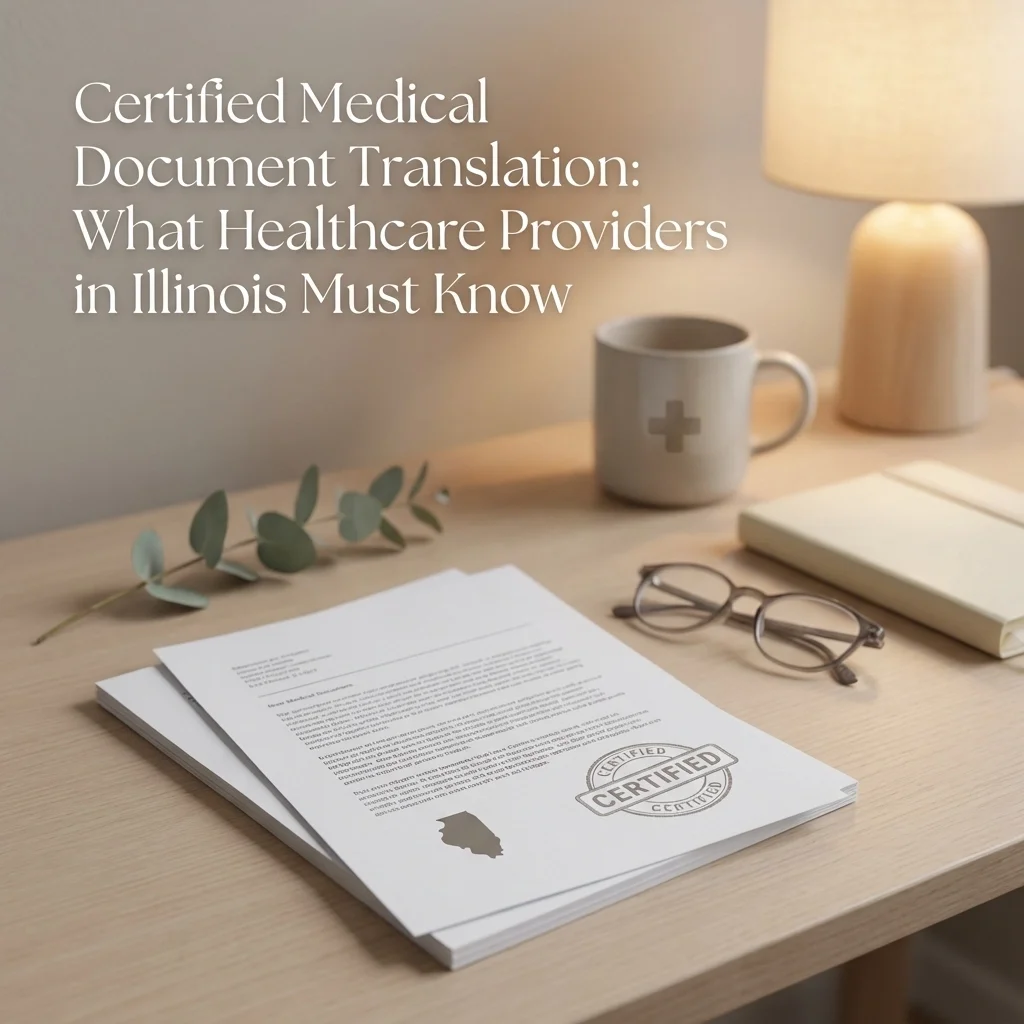 Certified Medical Document Translation: What Healthcare Providers in Illinois Must Know