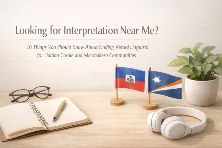 Looking for Interpretation Near Me? 10 Things You Should Know About Finding Vetted Linguists for Haitian Creole and Marshallese Communities