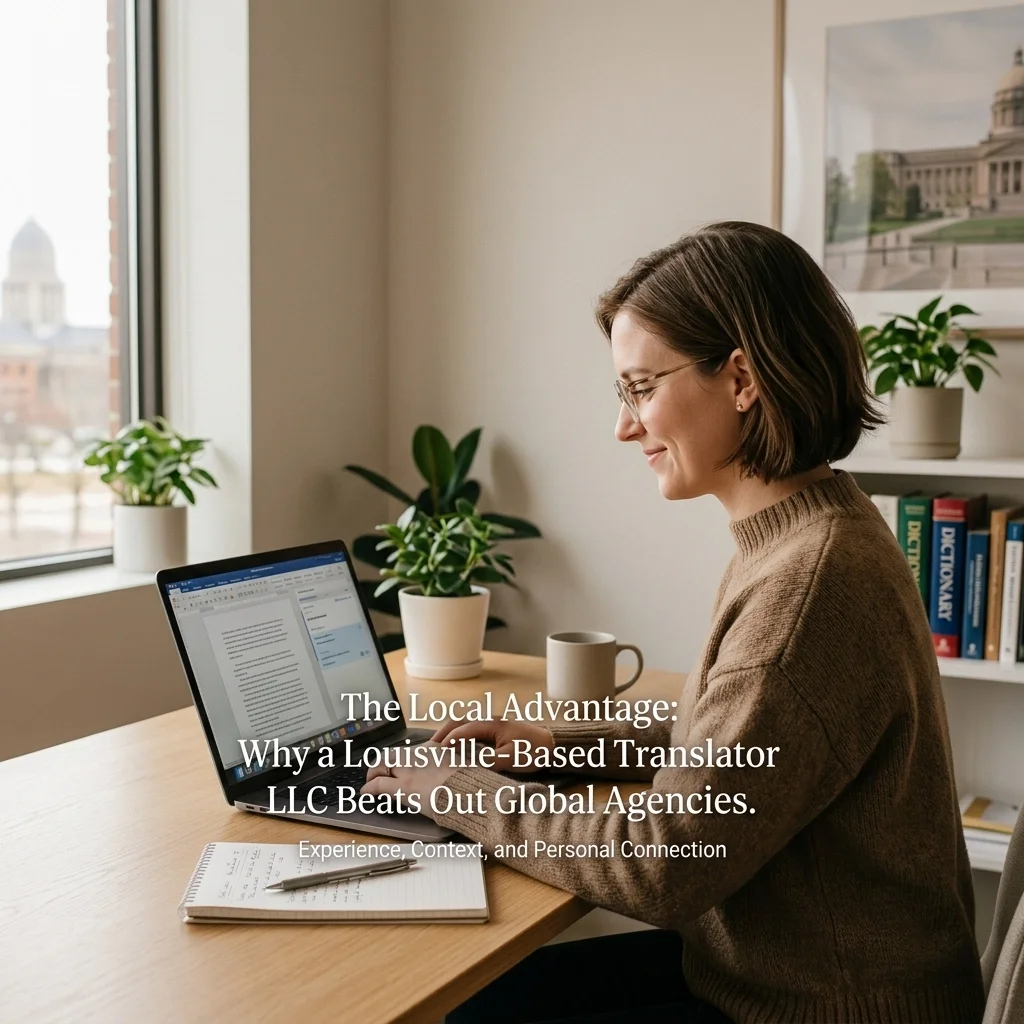 The Local Advantage: Why a Louisville-Based Translator LLC Beats Out Global Agencies