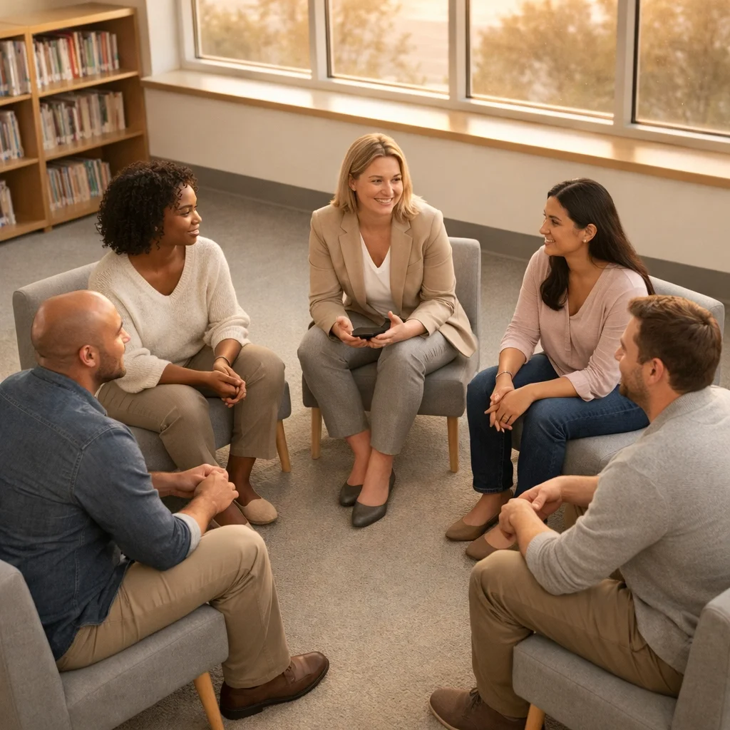 Culturally accurate interpreting in Southern Indiana schools group meeting
