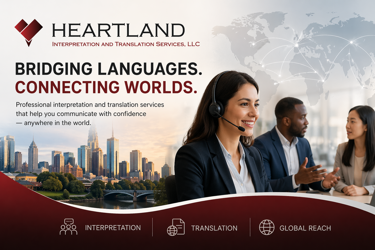 Heartland Interpretation team providing Haitian Creole for HR support